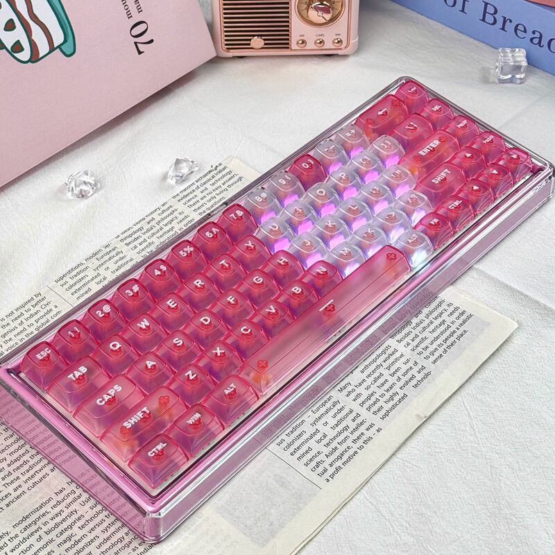Couple's Gift Ainbell [Base68-Love Edition] Keyboard Customized Mechanical Hot-Swappable Three-Mode Gift