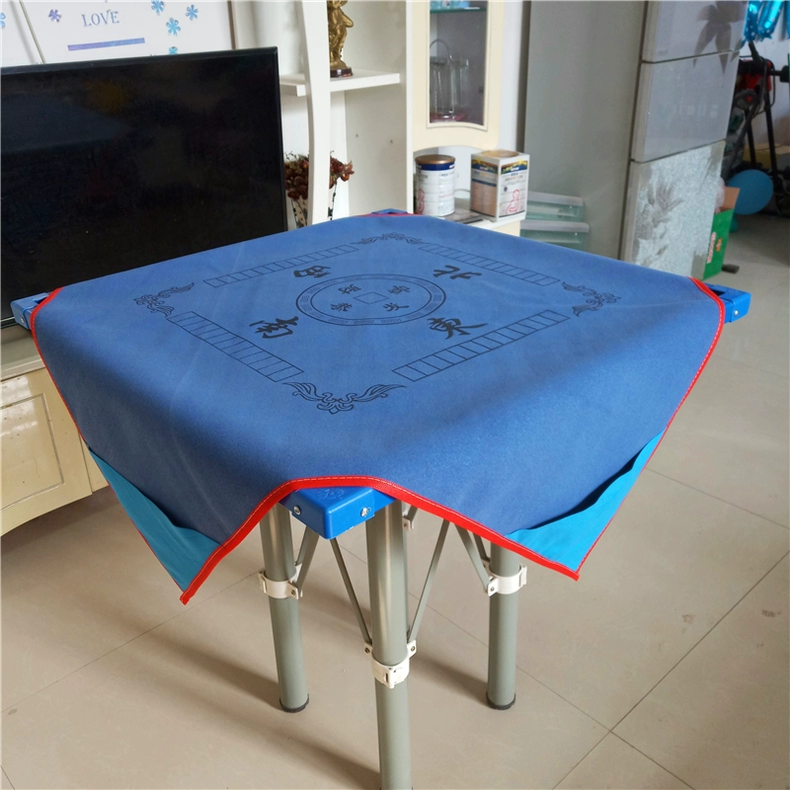 Khăn trải bàn Mahjong lớn 1,2 m Vải Mahjong dày muffler mạt chược mat vuông với túi khăn trải bàn mạt chược - Các lớp học Mạt chược / Cờ vua / giáo dục chip chơi poker