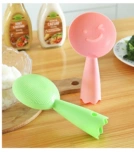Rice Spoon Home Используется неживые рисовые ложки рисоварки, рисовая ложка, может стоять творческий смайлик, рисовая ложка, рисовая лопата