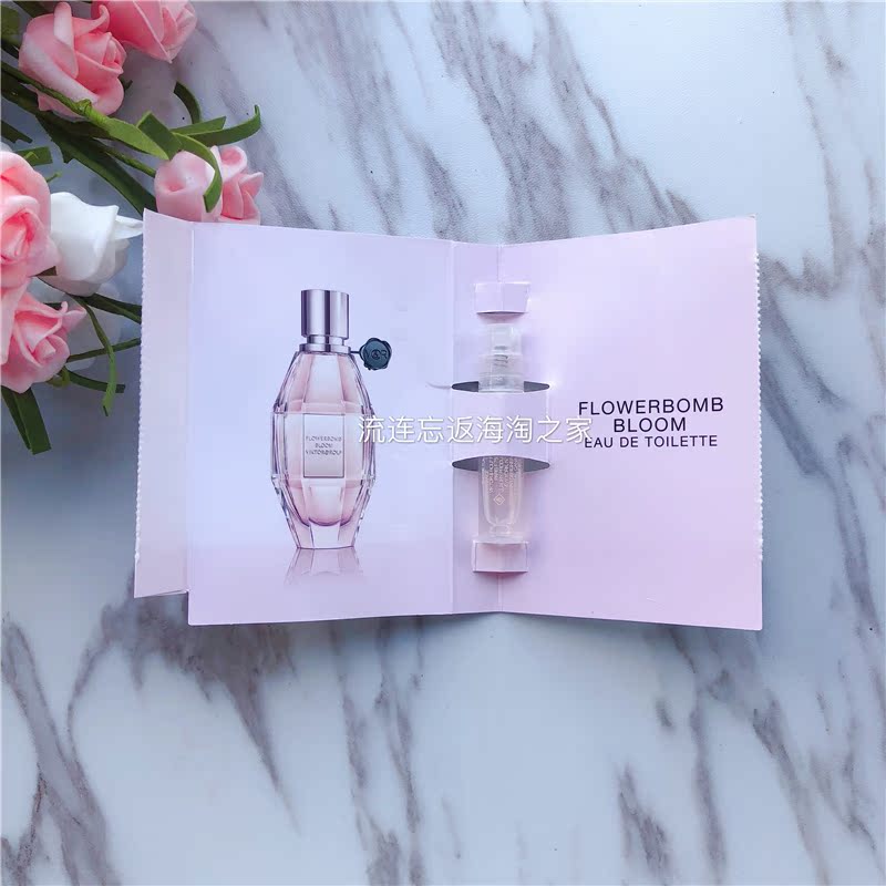 Viktor & Rolf Flowerbomb Flower Bomb Bà Test Tube Hương mẫu 1.2ml với đầu xịt nước hoa marc jacob