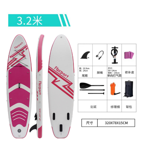 Foldable handheld inflatable water water board for adults, for beginners