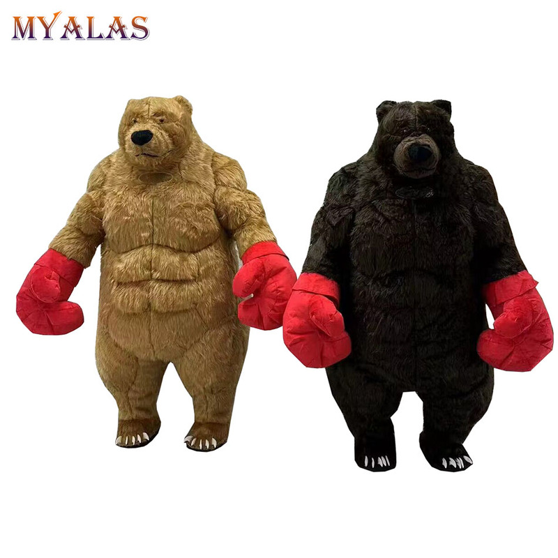 Inflatable Boxing Bear Costume