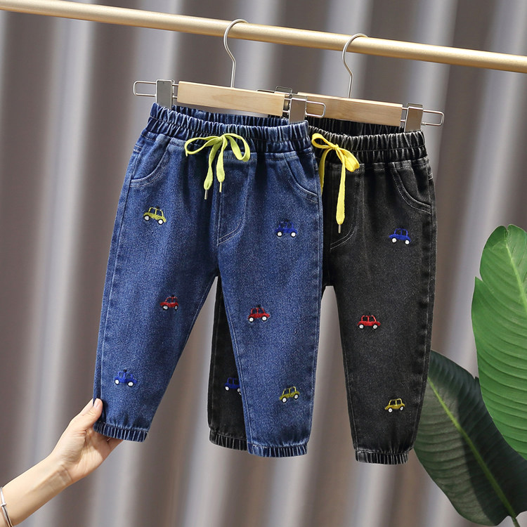 Boy Jeans Spring Autumn 2022 New Spring Styles Trendy Spring Dress Male Baby Boy Children's Pants Summer