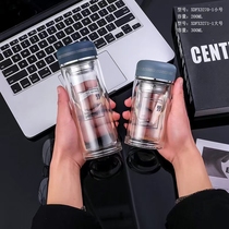 Small Business High Borosilicate heat-resistant glass fresh with tea-separated bream flower tea female Cup student