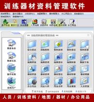Training materials and equipment management software Training department personnel Maps Equipment Office supplies management system