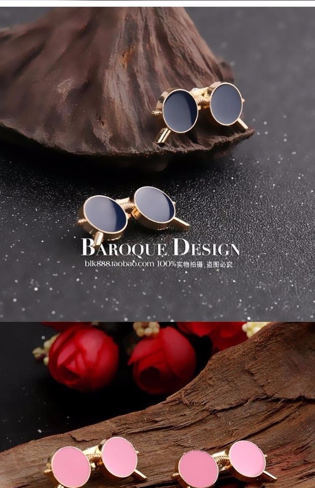 Siêu nhỏ mini pin nhỏ kính râm màu trâm siêu dễ thương cổ áo pin nhỏ trang sức nhỏ kính huy hiệu - Trâm cài phụ kiện cài áo nữ