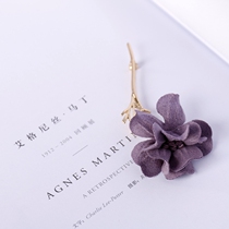 Handmade flower brooch three-dimensional womens suit pin Korean fabric small flower buckle needle shawl buckle needle branch corsage