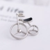 Xe đạp lãng mạn nhỏ trâm thời trang cá tính đôi phù hợp với trâm kim loại nhỏ cổ áo kim nam phù hợp với cổ áo khóa gai ngựa kim ghim cài áo vest nữ Trâm cài