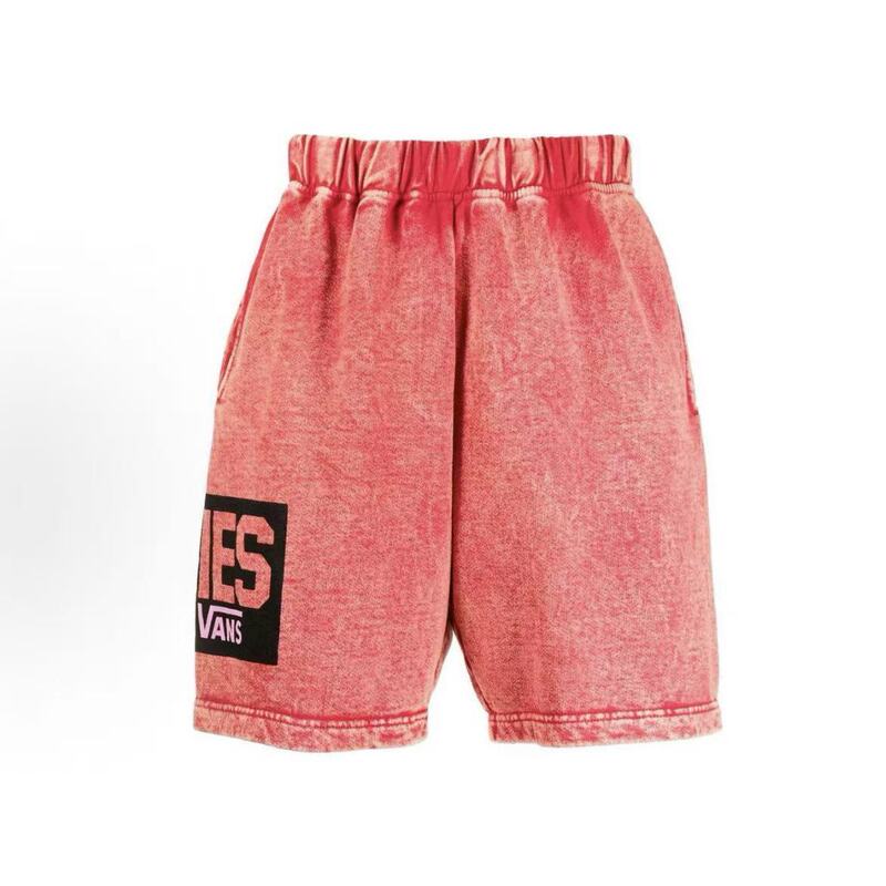 Vans Brand Logo Printed French-Style Faded Elastic Detail Men's Red Shorts Vn0A5Gygyzu Vans Brand Logo Printed French-Style Faded Elastic Detail Men's Red Shorts Vn0A5Gygyzu