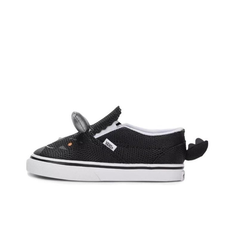 Vans Slip-On Comfortable Casual Trendy Non-Slip Leather Slip-On Shoes for Infants and Young Children Vn0A4Uwd6Bt