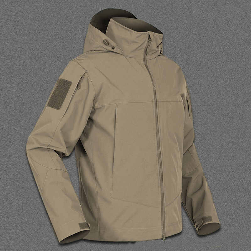 Light Luxury Spring and Autumn Softshell Outdoor Jacket for Men, Military-Style Windproof and Waterproof Multifunctional Coat Light Luxury Spring and Autumn Softshell Outdoor Jacket for Men, Military-Style Windproof and Waterproof Multifunctional Coat