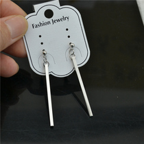 2022 new ear spikes advanced senses fashion tide net red earrings with slim and long trunked ear ornaments without earbuds