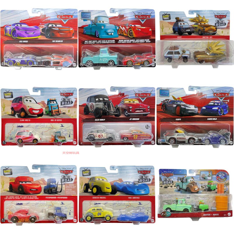 Cars Toy Car New Design Racing Car Crash Party Vintage Car Color-Changing Car Combination Set Alloy Car Model