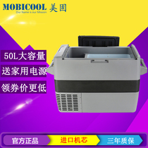 Megor Compressor Car Refrigerator Domeda Car Refrigerator CF50 Freeze Refrigerator Smart Digital Display-18 Degree