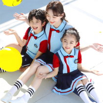 Primary school uniform suit summer class uniform performance kindergarten Garden dress summer childrens performance clothing sportswear