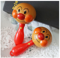 Newborn Breadman Superman baby toy puzzle early education sand hammer grip training can bite hand bell newborn