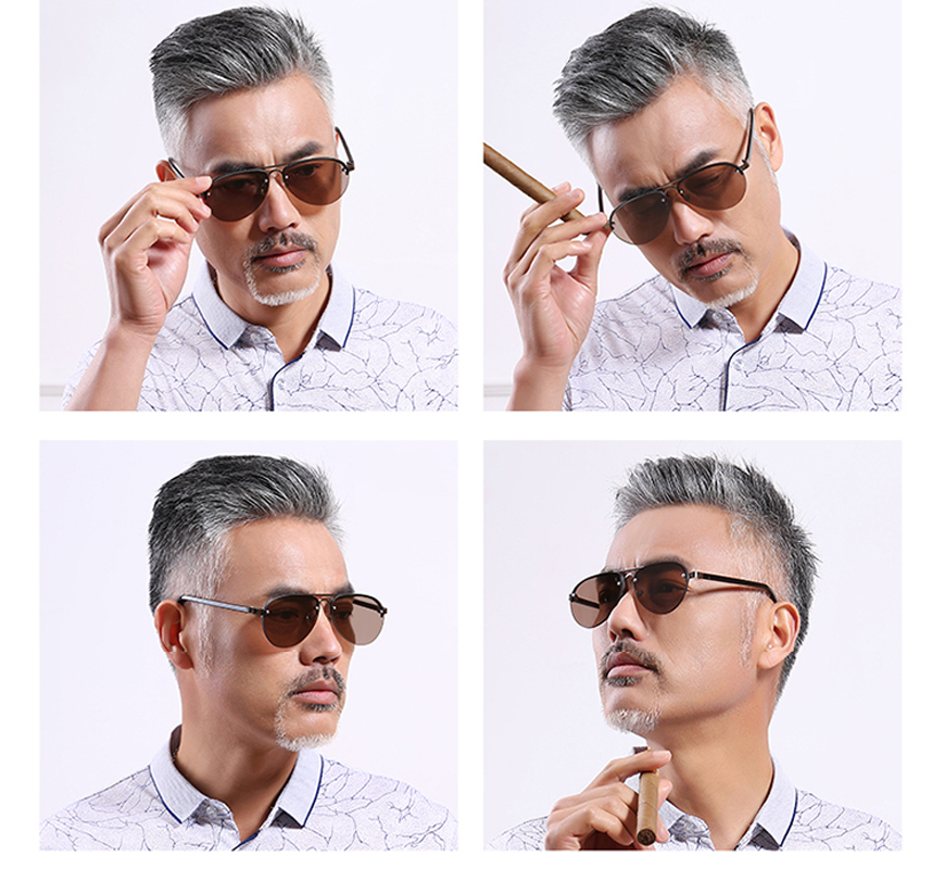 Kính râm cho nam và nữ kính râm Kính pha lê đá tự nhiên Người lái xe lái gương gương đá cũ kính trẻ em
