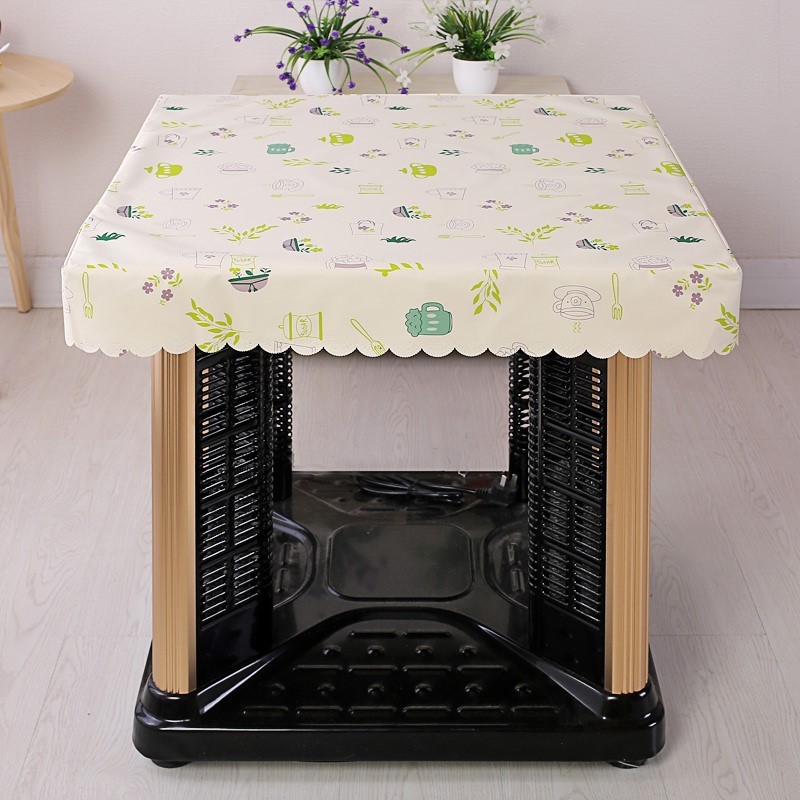 Electric stove waterproof cushion square rubber tea tea table waterproof new oven stove stove hood square sleeve table cover