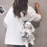 Милый кролик, сумка через плечо, демисезонная сумка на одно плечо, мультяшная кукла