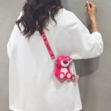 Мультяшная клубника, небольшая сумка, сумка через плечо, маленький кошелек, новая коллекция