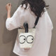 Original niche bucket bag handheld small bag women's bag 2024 new Japanese casual versatile canvas crossbody small bag