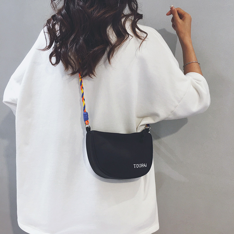 Linglan five-color ins trendy brand cross-body small dumpling bag