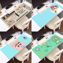 Crayon Xiaoxin mouse pad oversized desk pad writing pad home cute cartoon computer keyboard pad game waterproof