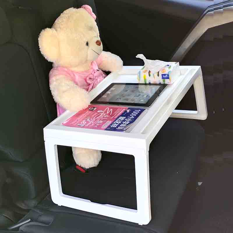 On-board small table plate rear row small dining table car inner folding table desk study desk study desk pen electric bracket computer desk