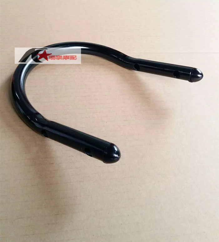 CG125 xe máy retro sửa đổi đuôi U-tube Honda hạnh phúc Pearl River đuôi lan can đuôi kệ khung bảo vệ vespa sprint đen