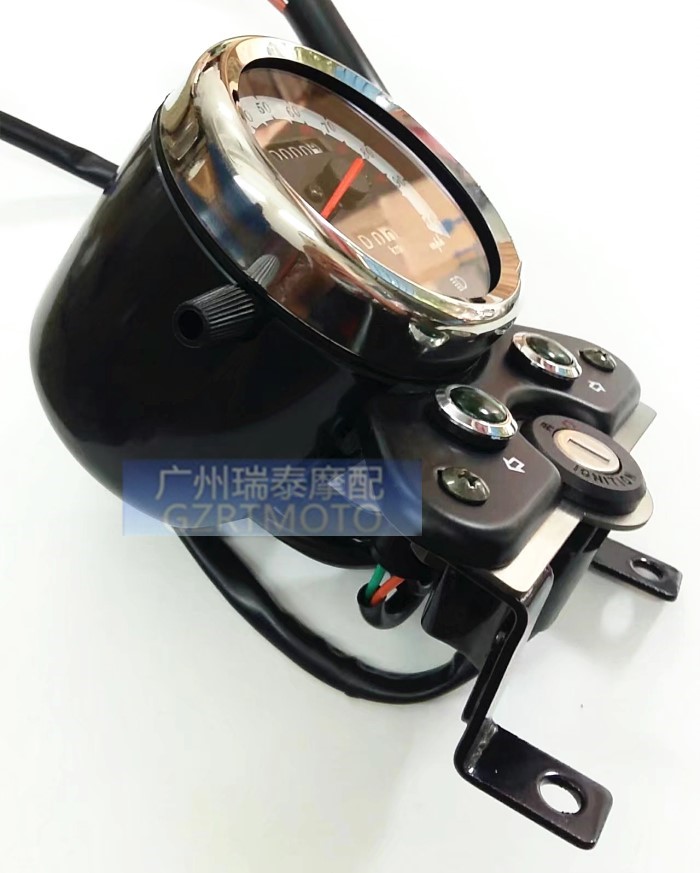 GN125 Prince cụ retro sửa đổi bộ khóa cửa điện kit mở rộng bộ dụng cụ khóa điện Samsung - Power Meter đồng hồ xe wave điện tử