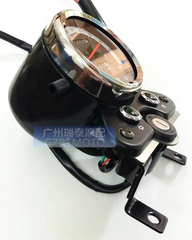 GN125 Prince cụ retro sửa đổi bộ khóa cửa điện kit mở rộng bộ dụng cụ khóa điện Samsung - Power Meter đồng hồ xe dream điện tử