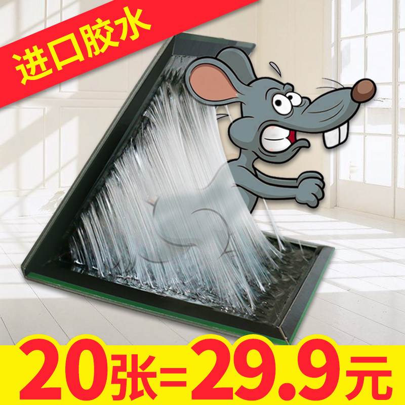 20 sheets of sticky rat board Mouse stickup strongly disquencher mouse Domestic super large size increase thickened to catch mice