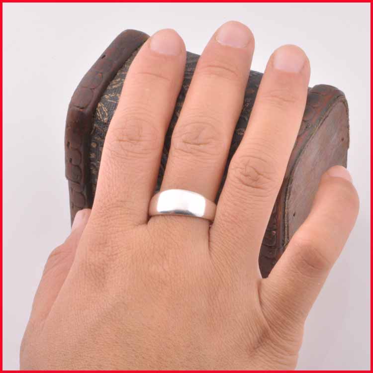 Wenze centenet silver workshop foot silver ring ring light surface 99 silver ring telescopic can be adjusted size NO220