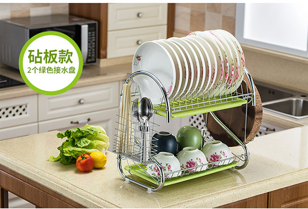 Giá để bát cống nhà bếp cung cấp dụng cụ đồ dùng cửa hàng lưu trữ khay nước bát đĩa lưu trữ bát đĩa - Thiết bị sân khấu đèn led nháy theo nhạc mini