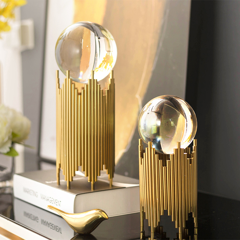 Crystal Ball Creative American Living-room Wine Cabinet Room Home Office Light Extravagant TV Cabinet Minimalist Modern Pendulum