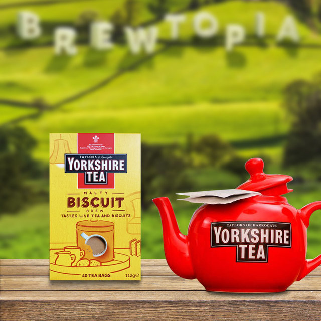 Yorkshire约克夏郡饼干味曲奇味i红茶奶茶用英国TAYLORS泰勒茶包