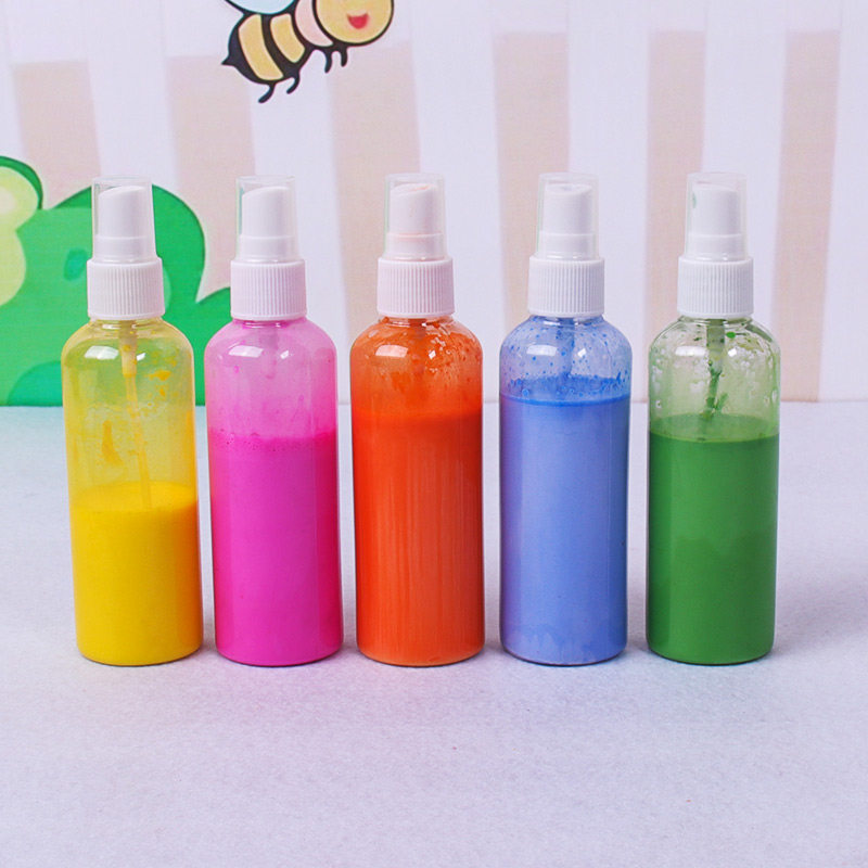 Children's watering can portable mini press spray bottle fine mist spray bottle kindergarten watercolor paint spray spray bottle