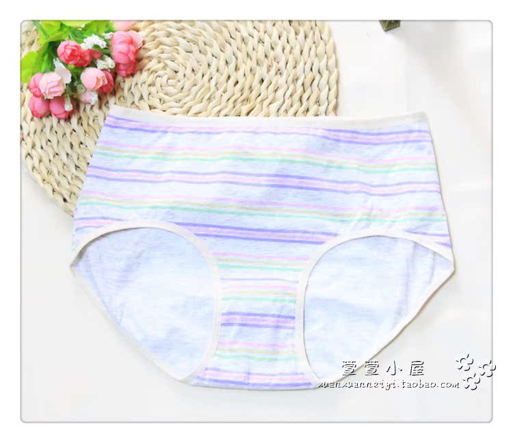 2 chiếc quần lót Fu Nilai tải quần lót nữ sinh lý cao eo bằng vải bông kéo dài kỳ nghỉ 3121 bán đồ lót