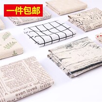 Simple European square beige photo background cloth Coffee table cloth Fresh poster background shot commodity base cloth