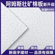 矿棉板600*600吊顶阿姆斯壮吸音矿棉板 可耐福雅丽毛毛虫装饰天花