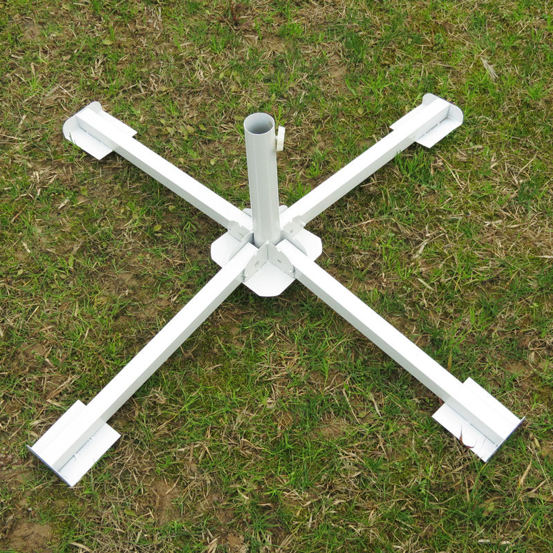 Outdoor beach parasol umbrella frame base sun umbrella umbrella pier folding steel frame umbrella seat