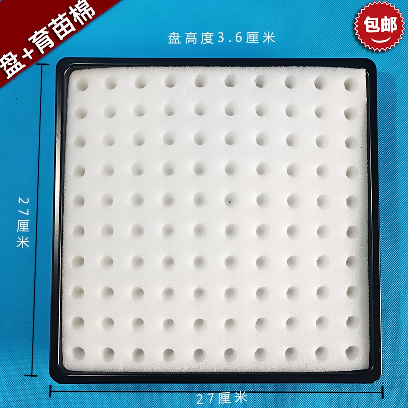 Rice Seedling Pots, Thickened Soilless Cultivation Equipment, Moisture-Preserving Root-Protecting Seedling Trays, Balcony Planting Hydroponics
