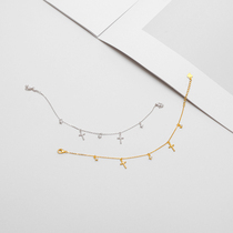 Anytime925 Silver Bracelet Cross Bracelet Ladies Gift Female Color Gold White Gold 1894