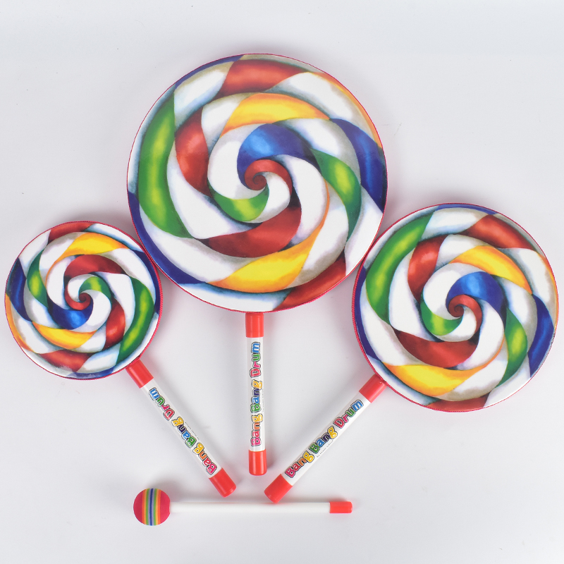 Kindergarten Toy Teaching Aids Children Early Teach Sticks Candy Drummer Olff Percussion Instruments 6 Inch 8 Inch 10 Music teaching aids