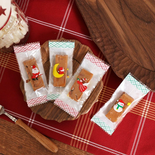 Принцесса сахарная упаковка сумки корова и морской миндальный кофе кофе сахар рождественский пакет конфеты бисквиты из ручной работы ручной работы хрустание