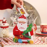 Принцесса сахарная упаковка сумки корова и морской миндальный кофе кофе сахар рождественский пакет конфеты бисквиты из ручной работы ручной работы хрустание