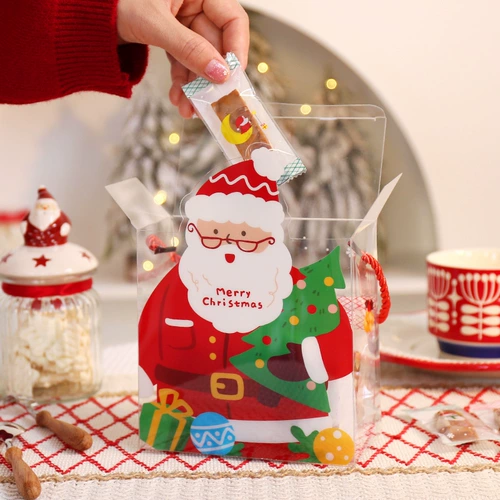 Принцесса сахарная упаковка сумки корова и морской миндальный кофе кофе сахар рождественский пакет конфеты бисквиты из ручной работы ручной работы хрустание