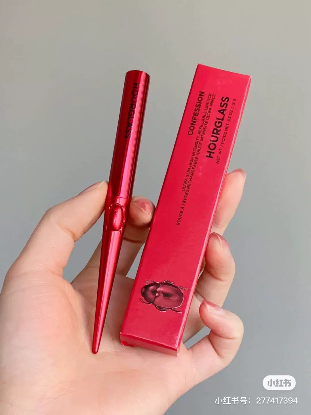 [部分现货Hourglass2021年限量昆虫红管烟管口红red 0/You Make Me]