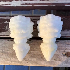 Украшения на руку 蓝田玉降魔杵小摆件手把玩件蓝田玉陕西西安特产白玉