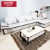 SNIMAY gói đơn giản phòng sofa da châu Âu căn hộ nhỏ sống tính năng trang bị đầy đủ sofa kiểu Mỹ - Ghế sô pha Ghế sô pha